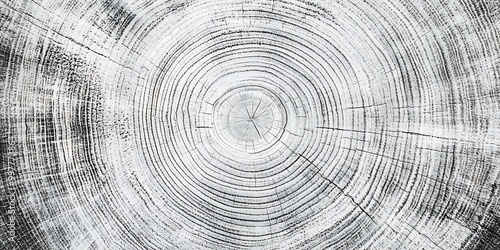 Close-up of a tree ring pattern showcasing growth lines.