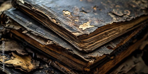 Erased History: Burned books, deleted files, forgotten memories.