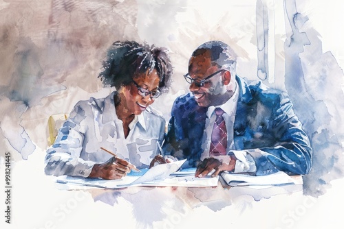 A couple sitting at a table, likely having a conversation or sharing a meal