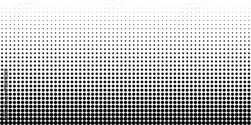 Dot pattern seamless background. Circle polka dot pattern vector template. Abstract futuristic dotted mesh with gradient effect. Geometric minimal digital design.