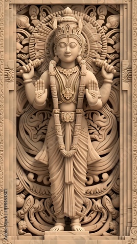 Exquisite Deity Sculpture from Ancient India