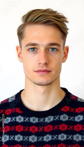 portrait of an attractive Netherlands young man