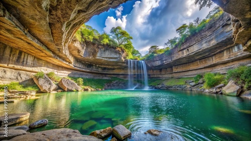 Hamilton Pool Plunge in Travis County Texas minimalist