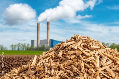 Biomass facility producing energy from sugarcane waste, biomass energy, clean energy from crops