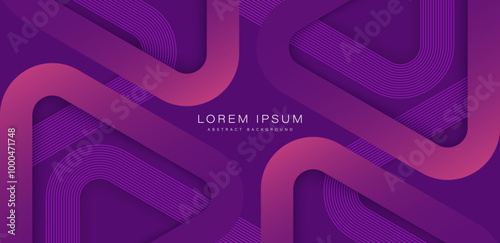 Abstract geometric background with shadow. Trendy gradient shapes design. Minimal geometric. Modern futuristic graphic. Suit for banner, cover, brochure, flyer, poster, website. Vector illustration