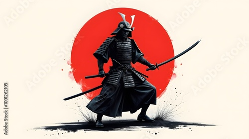 samurai in red