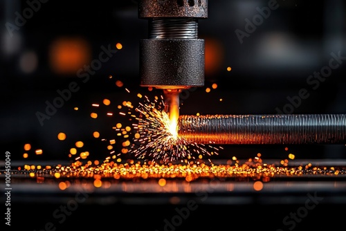 Friction welding process for joining metals without melting, using mechanical friction, manufacturing process, solid-state welding