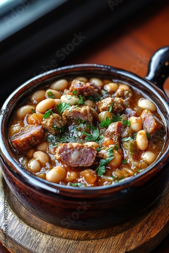 Dobrada: Tripe stew with white beans, sausages, and sometimes vegetables, cooked in tomato-based sauce.