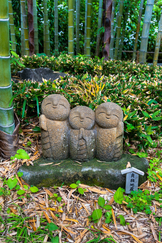 Nagomi Jizo in Hase-dera (Kaiko-zan Jisho-in Hase-dera), commonly called the Hase-kannon, a Buddhist temples in Kamakura, Kanagawa Prefecture (Kanagawa-ken), Kanto region, Japan