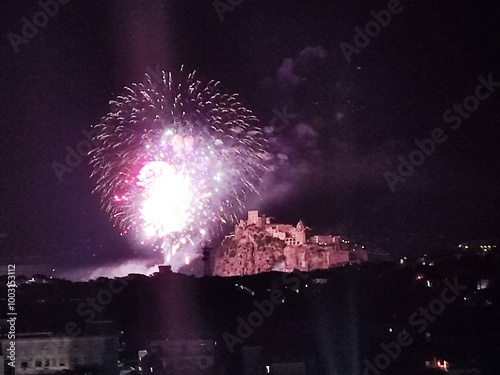 Fuochi al castello aragonese di Ischia