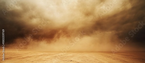 Dust Storm in the Desert