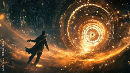 Time travel can be accomplished by jumping into the time portal in hours.