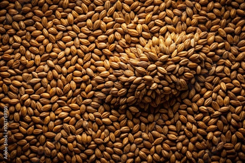 Cup of Malted Barley Beer Grain Texture in Studio Silhouette, malted, drink, grain texture, macro, brewing, dark, malt, brewing process, craft,cup, background, beverage, close-up