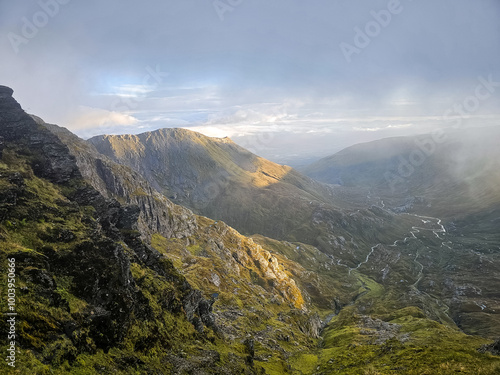 Lochaber and the Grey Corries on a cloudy morning