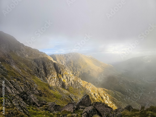 Lochaber and the Grey Corries on a cloudy morning