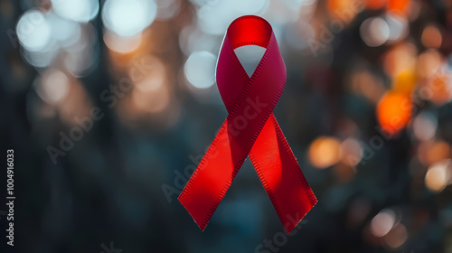 red aids awareness ribbon