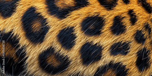 texture of leopard fur