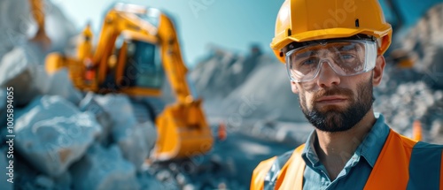 Technicians Adjusting Settings at Mining Site