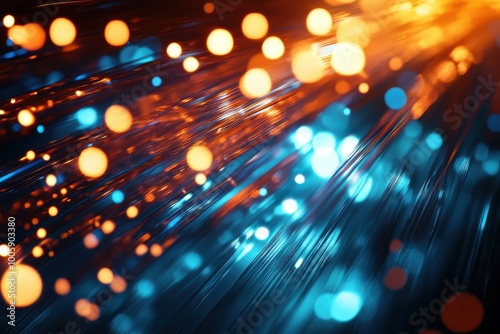 Fiber-optic communication systems visual overview of abstract concepts