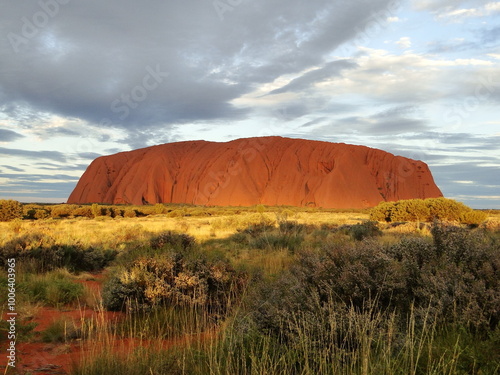 Uluru or Ayers Rock in Central Australia