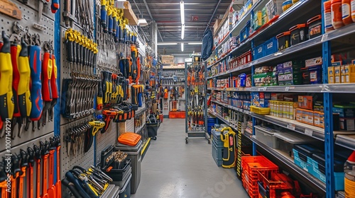 home improvement store with a variety of tools