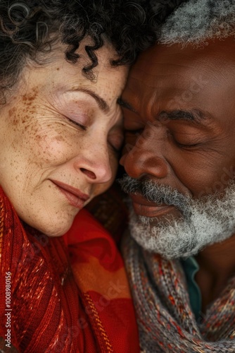 A pair of people embracing, showcasing love and tenderness