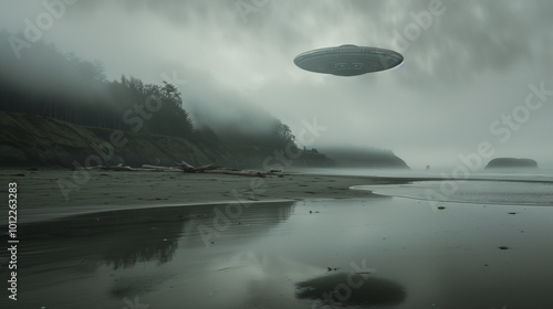 ufo on coast