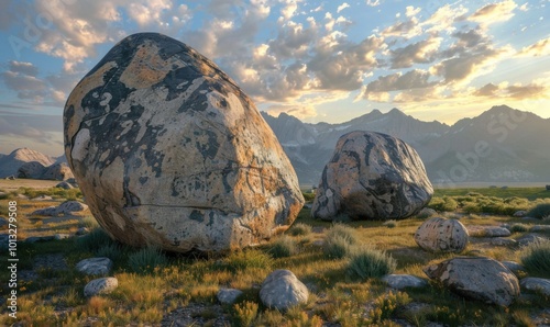 Mighty Boulder Behemoths, 4K hyperrealistic photo