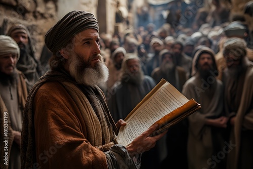 Christianity. Jesus reads from Isaiah in the synagogue and declares His mission. (Luke 4:16-21)