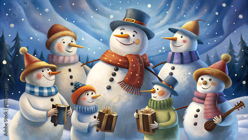 Snowmen at a matinee: