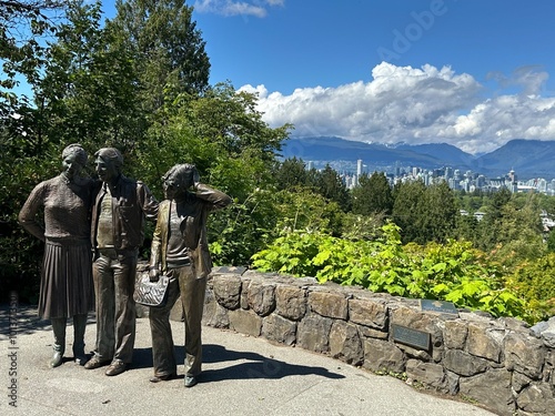 tourists in the mountains