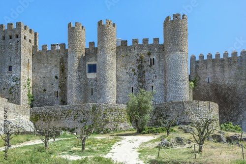 Obidos castle, Leiria District, Estremadura, Portugal, Europe