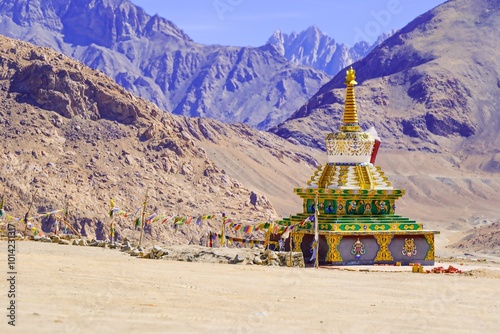 buddhist temple in the mountains