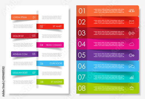 Infographic design template with place for your data. Vector illustration.