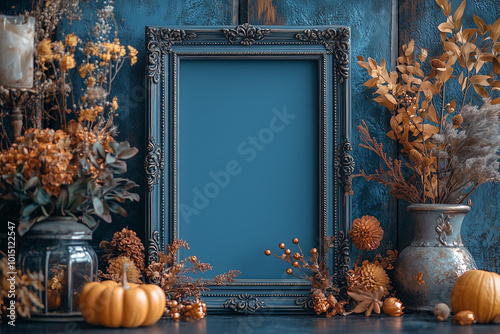 Empty blank antique style frame - 23