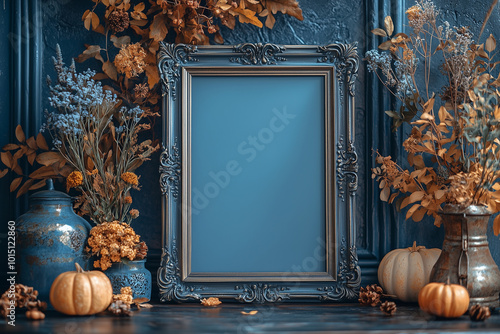 Empty blank antique style frame - 29