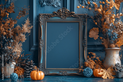 Empty blank antique style frame - 30