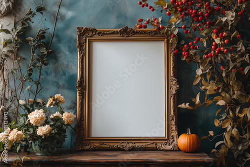 Empty blank antique style frame - 66