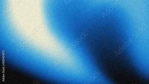 Abstract background grainy texture. Wallpaper. Blue gradient mix horizontal background.