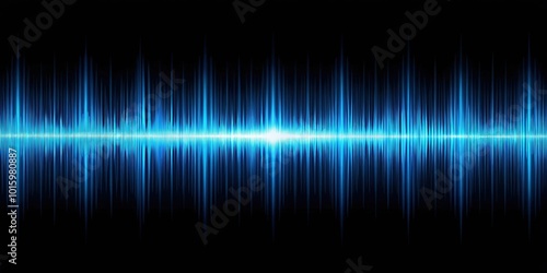 Audio waveform blue equalizer graphic design, music, sound, frequency, visualization, technology, digital, waveform