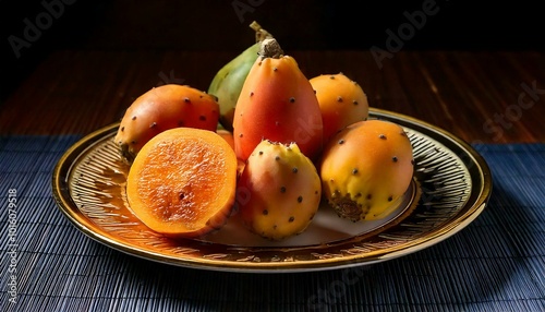 Prickly Pears on plate