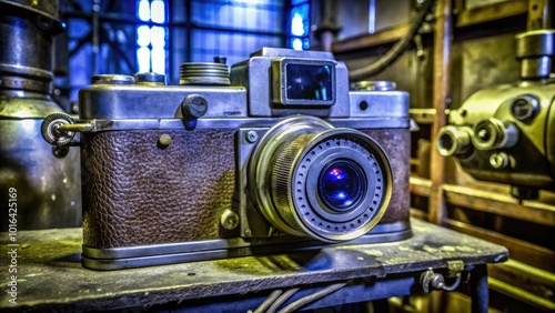 Vintage Macro Photography with Soviet Lens in Berdsk, Russia - Industrial Aesthetics