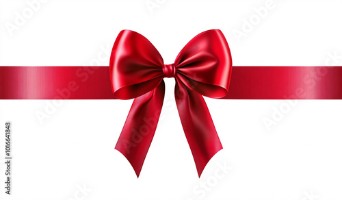 red ribbon bow