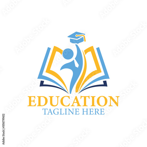 Education logo, academy logo, university logo