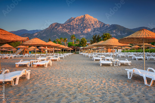 Beautiful Turkish Riviera near Tekirova at sunrise. Kemer,Turkey