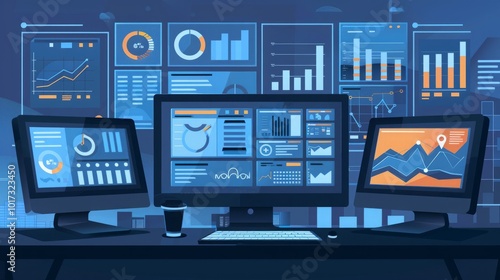 monetization, revenue, business, finance, growth, charts, metrics, digital, screen, office, equipment, success, desk, profit, analysis, strategy, investment, earnings, performance, dashboard, corporat