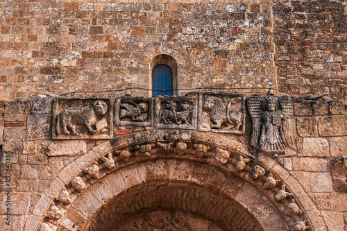 views of the Sanctuary of Santa Maria Regina of Anglona, Tursi, Matera