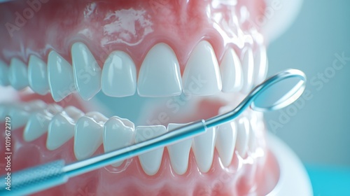 high-resolution dental care image, immaculate