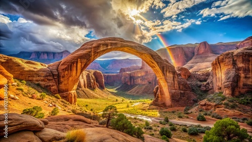 Discovering the Location of Rainbow Bridge National Monument in the Scenic Utah Landscape