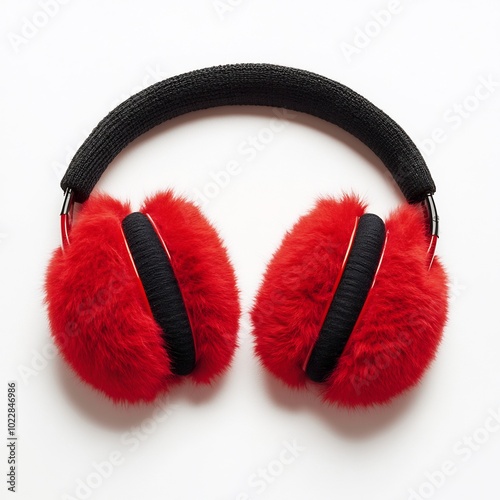 A pair of earmuffs on a white background.